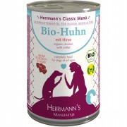 48er-SET Bio Huhn mit Hirse 400g Hund Nassfutter Herrmann