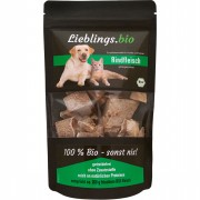 Bio Rindfleisch 50g Katze Snack Lieblings.bio