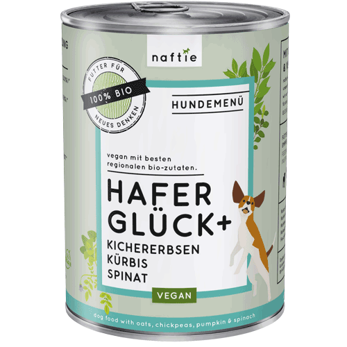 Bio Haferglück+ 400g Hund Nassfutter Naftie